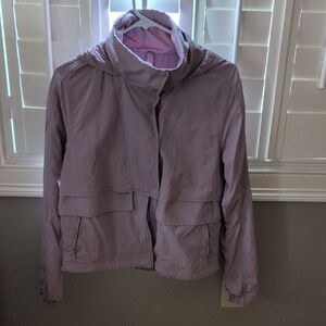 Purple Hooded Jacket